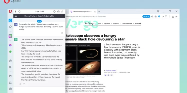 Integrasi Opera dan ChatGPT