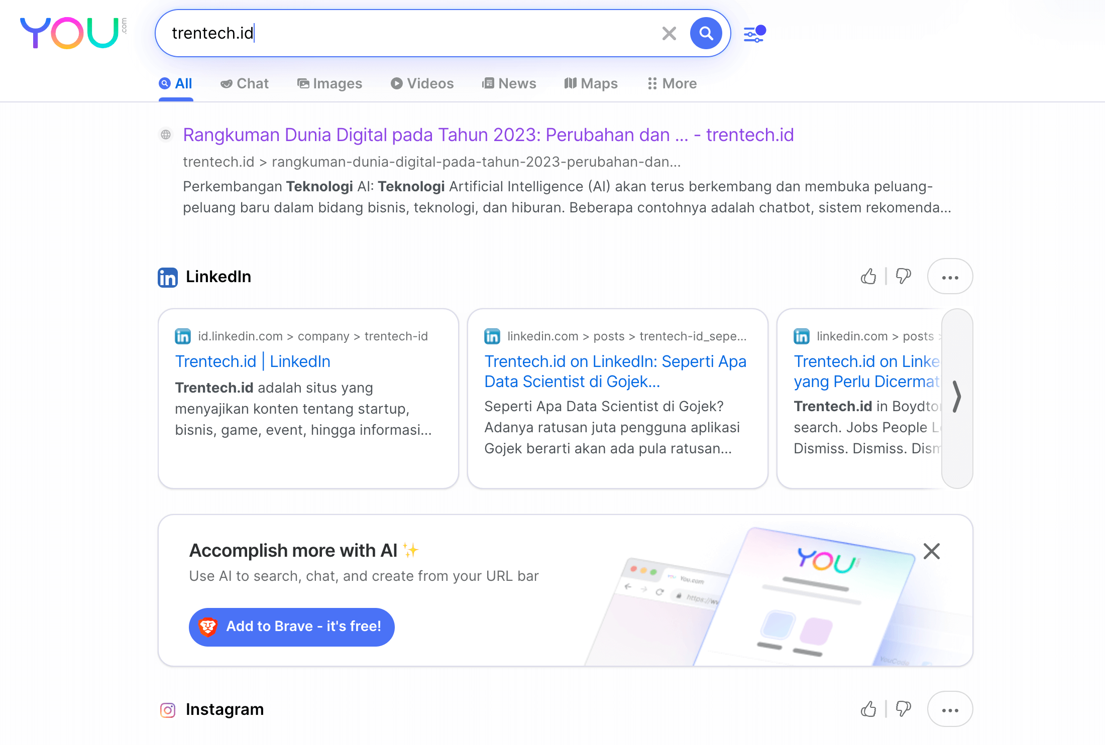 hasil pencarian you com