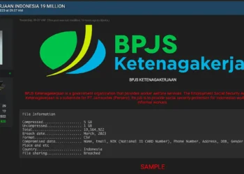 data bpjs ketenagakerjaan bocor