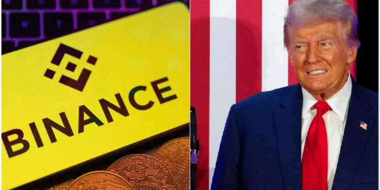 trump akuisisi binance